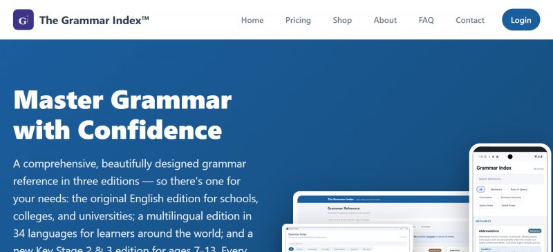 Grammar Index