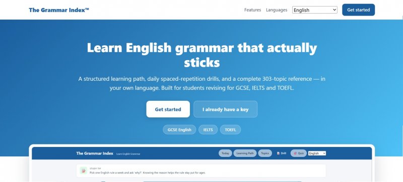 Learning Grammar Index
