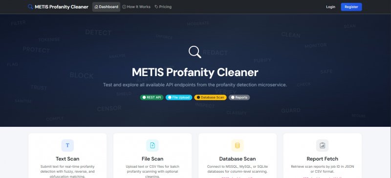 Metis Halo Profanity Cleaner
